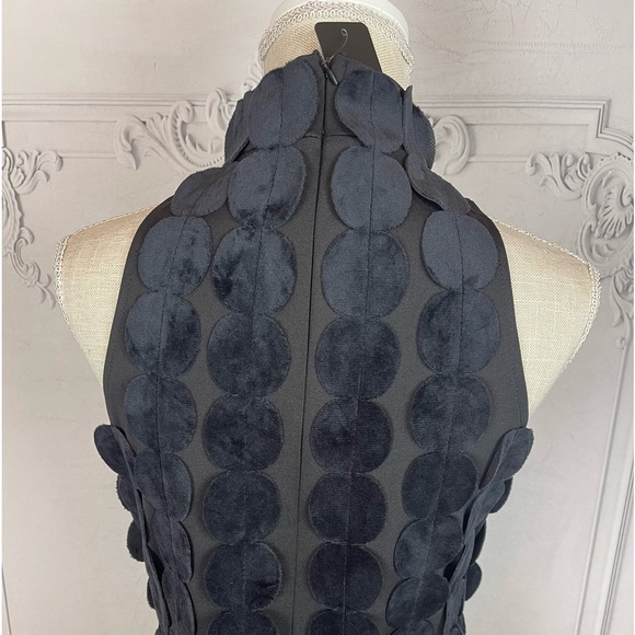 Tiffany Elegant Tassel Laser Cut Evening Mini Dress - Picture 12 of 15